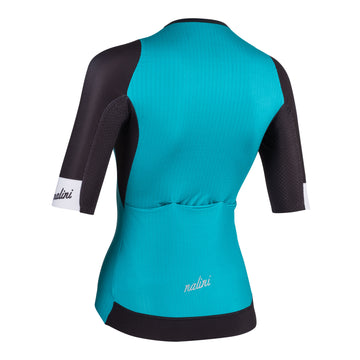 Women's Veloce Jersey - Turquoise / Black